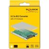 Конвертор DeLock, U.2 SFF-8639 - M.2 NVMe Key M, 2.5"