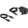 Конвертор Delock, SuperSpeed USB 5 Gbps (USB 3.2 Gen 1) - SATA 6 Gbps, Вкл. захранване