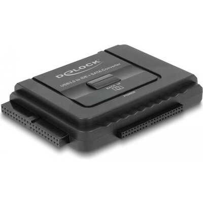 Конвертор Delock, USB 5 Gbps - SATA 6 Gb/s / IDE 40 pin / IDE 44 pin, backup функция