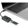 Конвертор Delock, USB-C - M.2 NVMe PCIe / SATA SSD, 10 Gbps