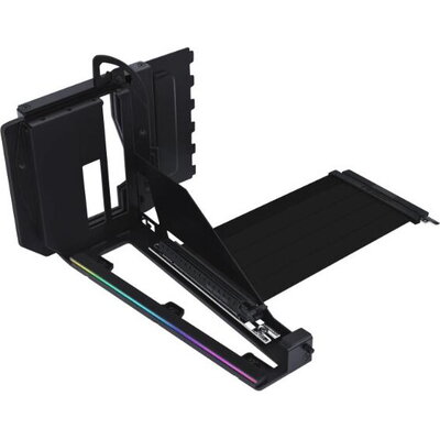 Брекет и кабел Lian Li 4 Slots Vertical GPU Kit v3, PCIe 5.0 за вертикален монтаж на видео карта - Черен