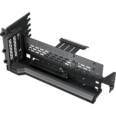 Phanteks Premium PCIe Gen 5 Vertical GPU Bracket, DRGB, with PCIe 5.0 Riser Cable - 220mm, Black