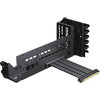 Phanteks Premium PCIe Gen 5 Vertical GPU Bracket, DRGB, with PCIe 5.0 Riser Cable - 220mm, Black