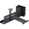 Phanteks Premium PCIe Gen 5 Vertical GPU Bracket, DRGB, with PCIe 5.0 Riser Cable - 220mm, Black
