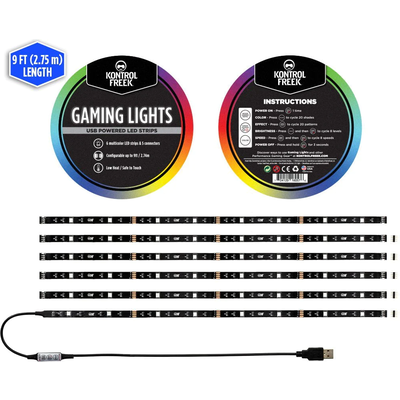 RGB лента KontrolFreek Gaming Lights Kit, USB (2.74m)