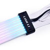 Удължителен RGB кабел Lian-Li Strimer Plus V2, 16-Pin 12VHPWR към 3x8-Pin за RTX 40-та серия, 108 LED