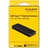 Външна стойка Delock 42004, За M.2 NVMe PCIe или SATA SSD, USB-C 3.2 Gen 2