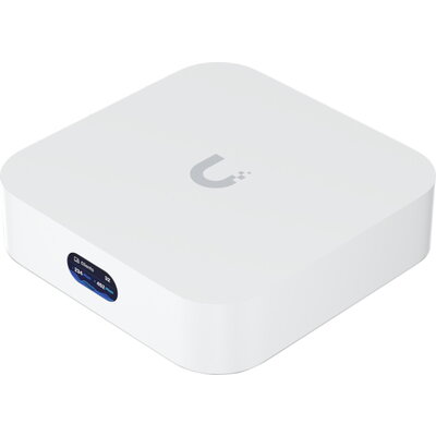 Ubiquiti UX-EU UniFi Cloud Gateway and WiFi 6 access point that runs UniFi Network. Powers an entire network or simply meshes as