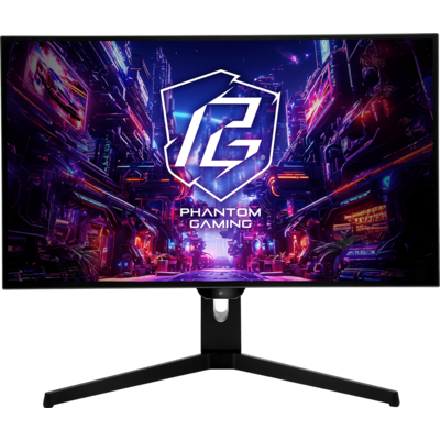 Геймърски Монитор ASRock PGO27QFS - 27" OLED QHD 240Hz