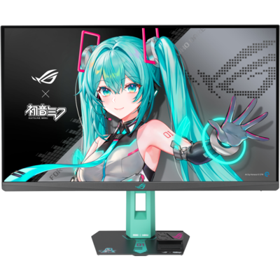 Монитор ASUS ROG Strix XG27ACMEG-G Hatsune Miku Edition - 27" Fast IPS, WQHD(2560x1440), 260 Hz, 1ms, G-Sync Compatible, Fr