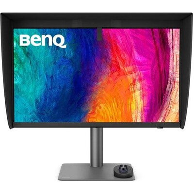 Монитор BenQ PD2770U, професионален 27" IPS, 4K, 3840x2160, 100% Rec.709, 99% Adobe RGB, 99% P3, USB hub, регулируема стойк