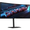 Геймърски Монитор Gigabyte G34WQCP - 34" SS VA WQHD 3440x1440, Curved 1500R, 180Hz, 1ms, HDR Ready