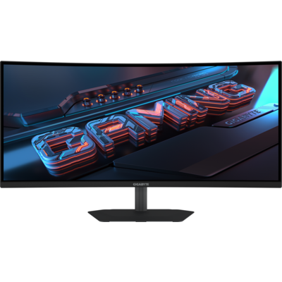 Гейминг монитор GIGABYTE GS34WQCA - 34" VA 1500R Curve WQHD(3440x1440), 120Hz, 1ms, HDR Ready, FreeSync Premium