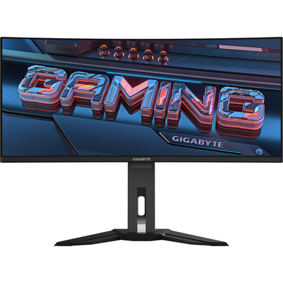 Гейминг монитор GIGABYTE MO34WQC - 34" QD-OLED WQHD 175Hz Curved