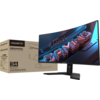 Геймърски Монитор Gigabyte GS34WQC, 34" SS VA 4K UHD, Curved 1500R, 135Hz