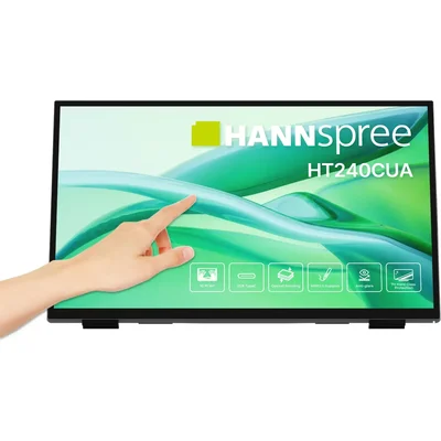 Портативен тъч Монитор Hanspree HT240CUA - 23.8" VA FHD(1920x1080), HDMI, USB-C