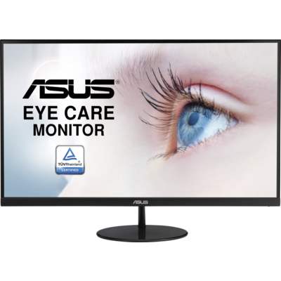 Монитор ASUS VL249HE, 23.8", IPS, 75Hz, 1920x1080, Eye Care, Adaptive-Sync/FreeSync™, Frameless, Slim, Wall Mountable, Flic