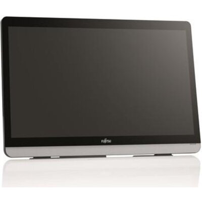 Монитор FUJITSU E22 Touch, 21.5 inch, Wide, Full HD, DVI-D, D-Sub, HDMI, Черен/сребрист