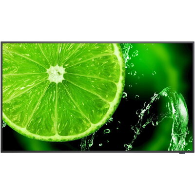 Широкоформатен дисплей NEC MultiSync E498, 49", UHD, 400cd/m2, Direct LED backlight, 16/7 proof, Media Player