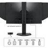 Монитор ZOWIE XQ2566X, 24.1" Fast TN QHD(2560x1440), 360Hz DyAc2, Color Gamut: sRGB 98%, HDMI, DisplayPort, Height adjustme