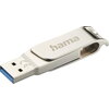 HAMA Флаш памет "C-Rotate Pro", USB-C 3.1/3.0, 256GB, 100MB/s, сребрист