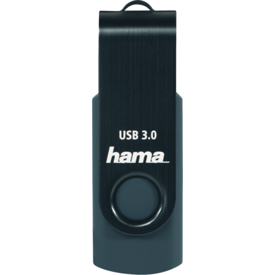 USB памет HAMA Rotate, 256GB, 90 MB/s, Петролно синьо