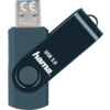 USB памет HAMA Rotate, 32GB, 70 MB/s, Петролно синьо