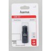 USB памет HAMA Rotate, 64GB, 70 MB/s, Петролно синьо