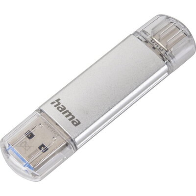 USB памет HAMA Тип USB-C Laeta, 32GB, USB 3.1 Type-C, Сребрист