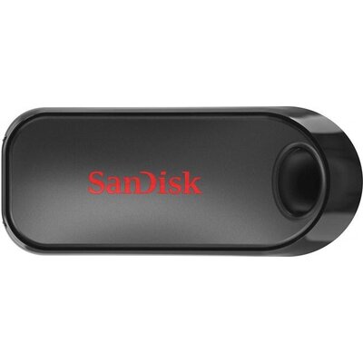 USB памет SanDisk Cruzer Snap, USB 2.0, 128GB, Черен