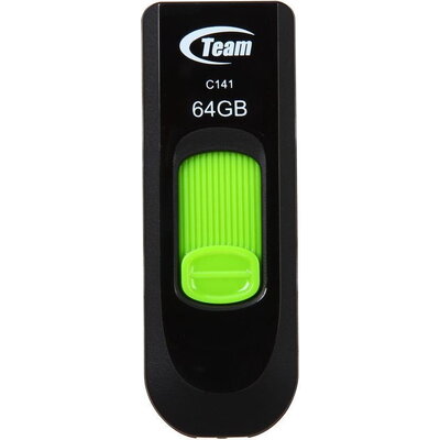USB памет Team Group C141 64GB, USB 2.0, Зелен