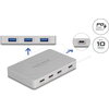 Delock Хъб USB-C, 7 порта, 3x USB-A 5 Gbps,  3x USB-C, 1xUSB-C PD 85 W