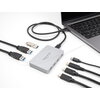 Delock Хъб USB-C, 7 порта, 3x USB-A 5 Gbps,  3x USB-C, 1xUSB-C PD 85 W