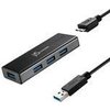 Хъб 4-портов J5 Create JUH340 USB 3.0, 1:4,Черен