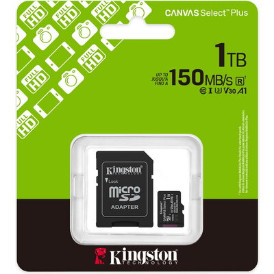 Карта памет Kingston Canvas Select Plus, microSDXC 1TB