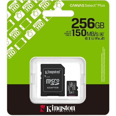 Карта памет Kingston Canvas Select Plus, microSDXC 256GB