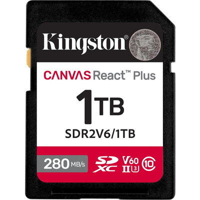 Карта памет Kingston 1TB Canvas React Plus V60 MicroSDXC