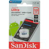 Карта памет SANDISK Ultra microSDXC UHS-I, 128GB, Class 10, 100Mb/s, Адаптер