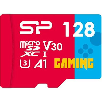 Карта памет Silicon Power Superior Gaming 128GB, microSDHC/SDXC, Class 10, A1, V30, UHS-I U3, SD Adapter