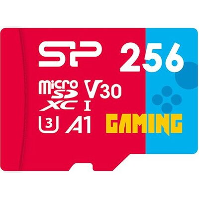 Карта памет Silicon Power Superior Gaming 256GB, microSDHC/SDXC, Class 10, A1, V30, UHS-I U3, SD Adapter