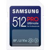 Карта памет Samsung PRO Ultimate Full-Size, SDXC UHS-I, 512GB, U3, V30, USB Адаптер