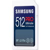 Карта памет Samsung PRO Ultimate Full-Size, SDXC UHS-I, 512GB, U3, V30, USB Адаптер