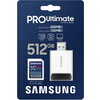 Карта памет Samsung PRO Ultimate Full-Size, SDXC UHS-I, 512GB, U3, V30, USB Адаптер