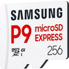 Карта памет Samsung microSDXC, 256GB, P9 Express, 800 MB/s, UHS-I 90 MB/s U3, V30, A1