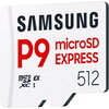 Карта памет Samsung microSDXC, 512GB P9 Express , 800 MB/s, UHS-I 90 MB/s U3, V30, A1