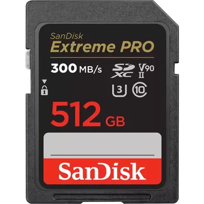 SanDisk Карта памет Extreme Pro SDXC 512GB, 300MB/s, V90 UHS-II