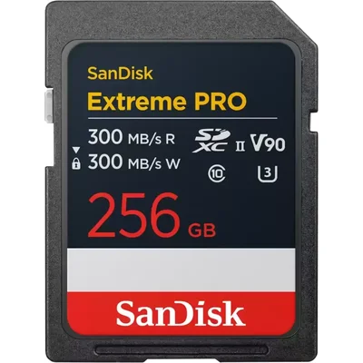 SanDisk Карта памет Extreme Pro SDXC 256GB, 300MB/s, V90 UHS-II