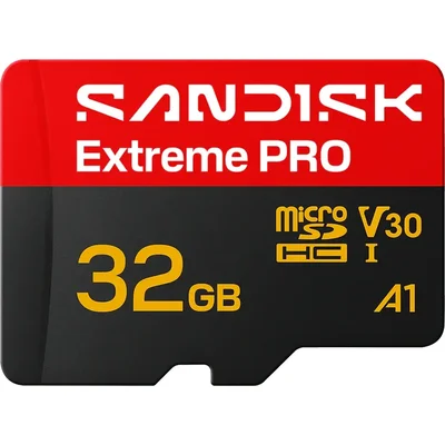Sandisk карта Extreme PRO microSD™ UHS-I Card 32GB, Read up to 100MB/s, Write 90MB/s