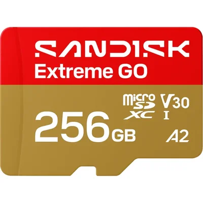 Sandisk карта Extreme GO microSD™ UHS-I Card 256GB, V30, A2