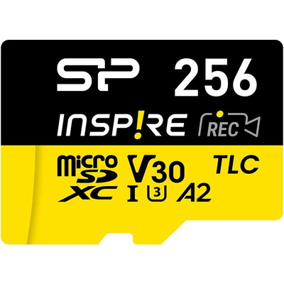 Карта памет Silicon Power Inspire 256GB, microSDXC, Class 10, SD Adapter